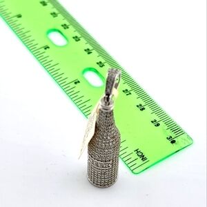 925 Silver Beer Buttle with cubic zirconia